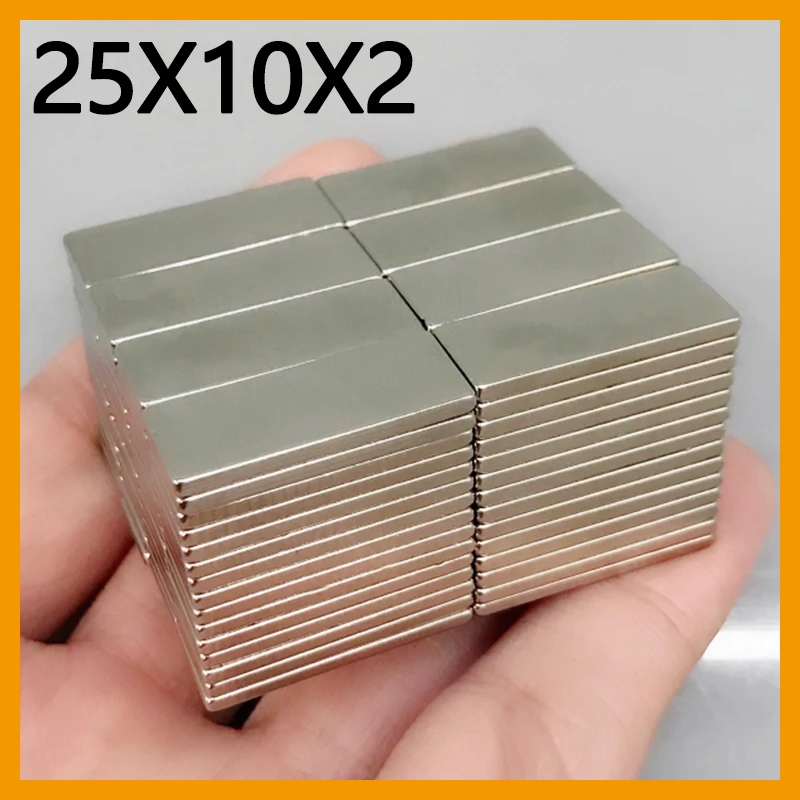 Kitchen Gadgets Under $25 - 5-200pcs 25x10x2mm 자석 블록 사각형 냉장고
