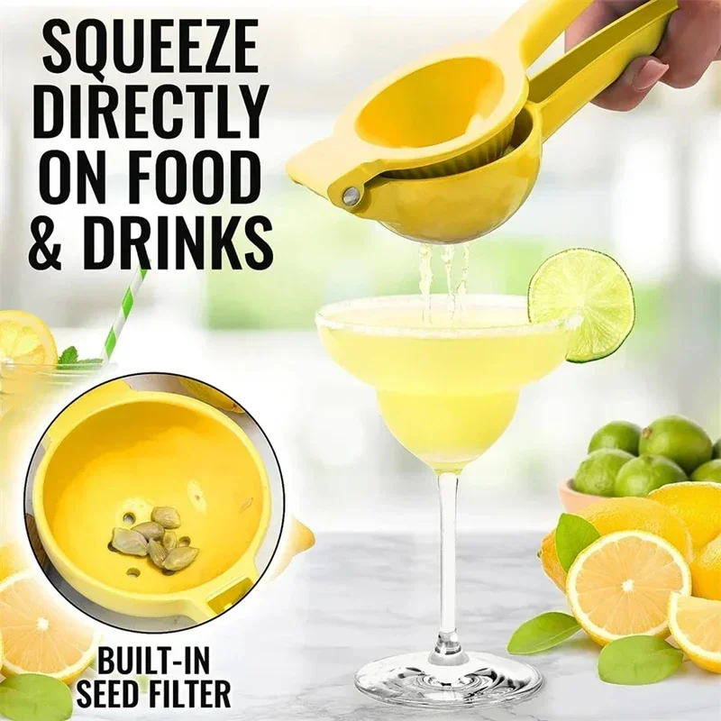 2 in 1 수동 레몬 압착기 휴대용 미니 과즙기 클립 - Kitchen Gadgets Juicer 리뷰 및 가격