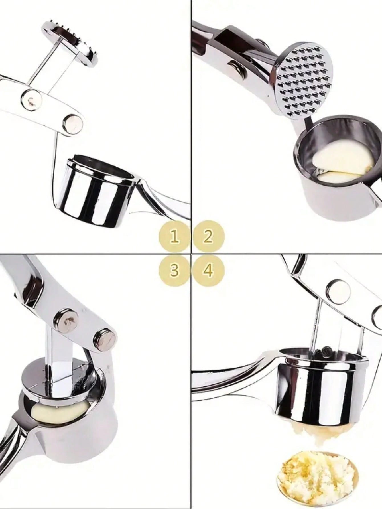 1개, 마늘 프레스 세척 가능한 마늘 분쇄기 생강 착즙 - Kitchen Gadgets Juicer 리뷰 및 가격