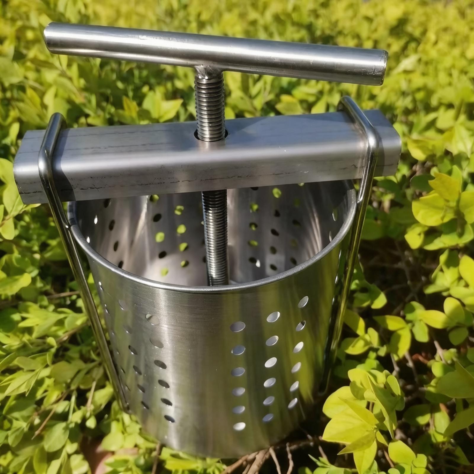 2.5L 스테인리스 스틸 과일 와인 프레스, 수동 꿀  - Kitchen Gadgets Juicer 리뷰 및 가격