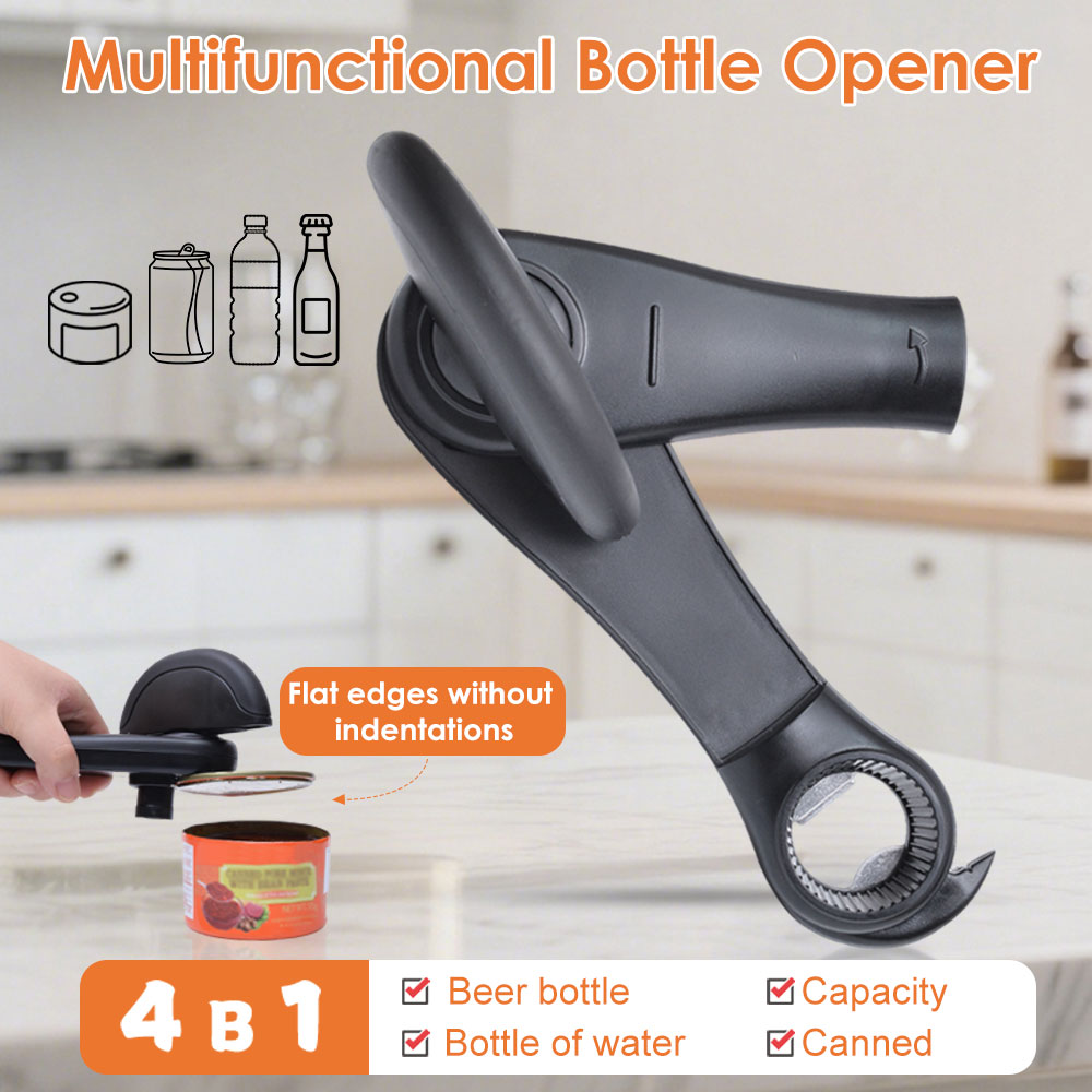 안전한 수동 캔 오프너 다기능 간편 사용 칩 없는 커터 - Kitchen Gadgets That Are Useful 리뷰 및 가격