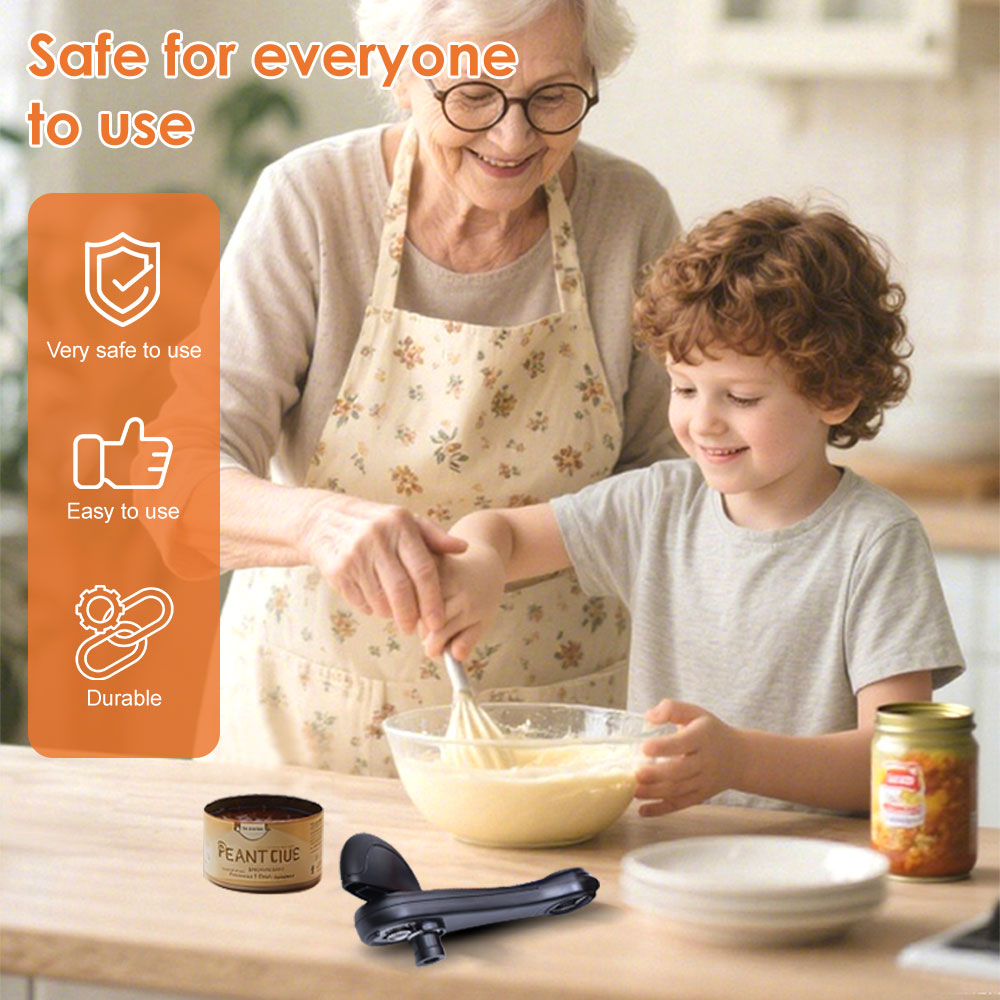 안전한 수동 캔 오프너 다기능 간편 사용 칩 없는 커터 - Kitchen Gadgets That Are Useful 리뷰 및 가격