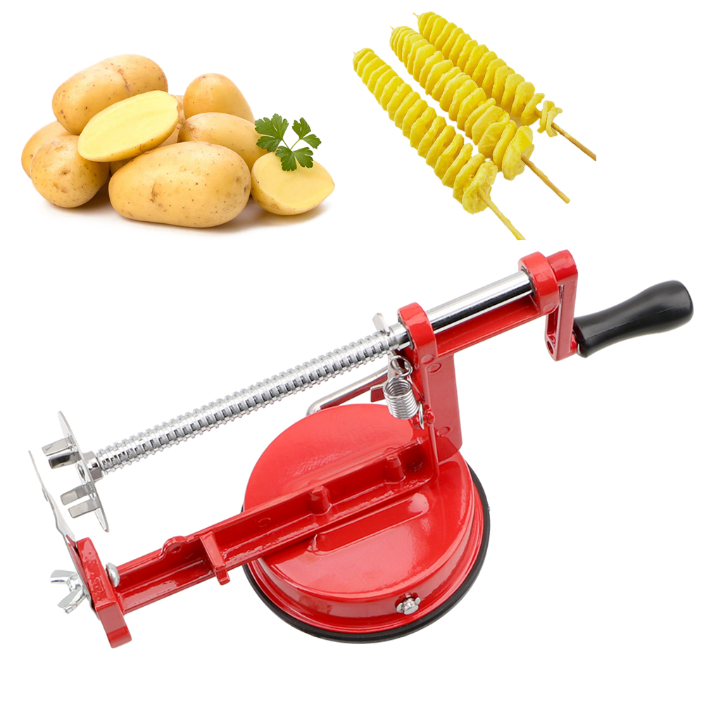수동 나선형 프렌치 프라이 커터 요리 도구 야채 Spi - Apple Corer Slicer 리뷰 및 가격