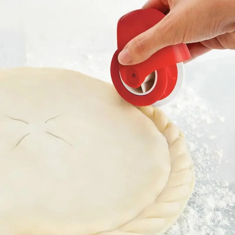 프리미엄 다기능 수동 파이 크러스트 및 반죽 커터, 깔 - Kitchen Gadgets To Have 리뷰 및 가격