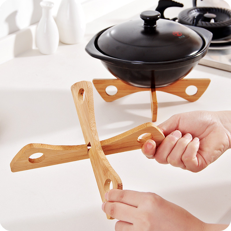 크로스 트레이 홀더 나무 이동식 테이블 매트 열 방지  - Kitchen Gadgets In Japan 리뷰 및 가격