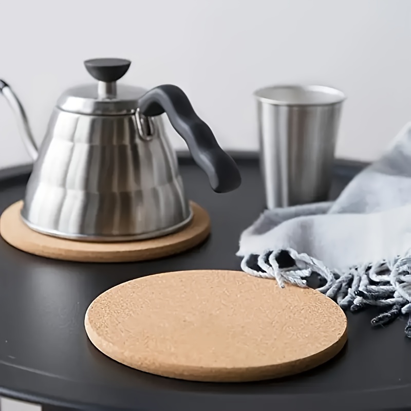 4개 코르크 냄비받침 내열 원형 팬 홀더 그릇 받침대  - Kitchen Gadgets In Japan 리뷰 및 가격